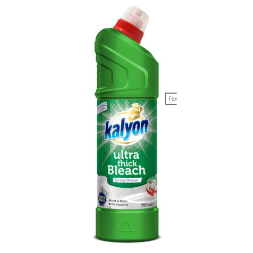 Дезинфицирующее средство для туалета  Kalyon Ultra Thick Bleach Spring Breeze Весенний бриз, 750 мл